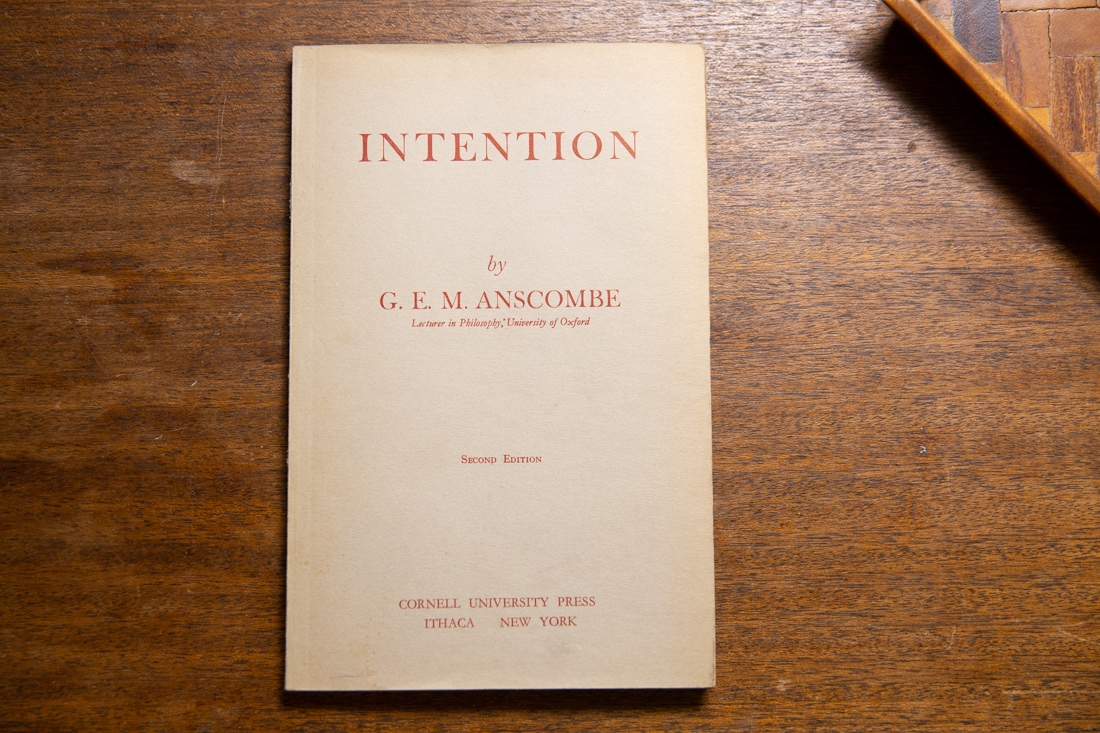 Intention by G. E. M. Anscombe