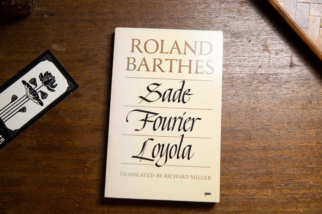 Sade Fourier Loyola by Roland Barthes