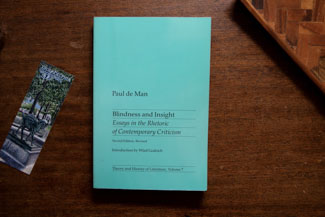 Blindness and Insight cover