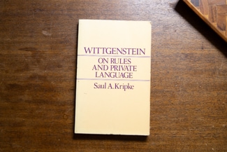 Wittgenstein On Rules and Private Language cover