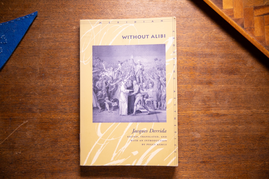 Without Alibi by Jacques Derrida