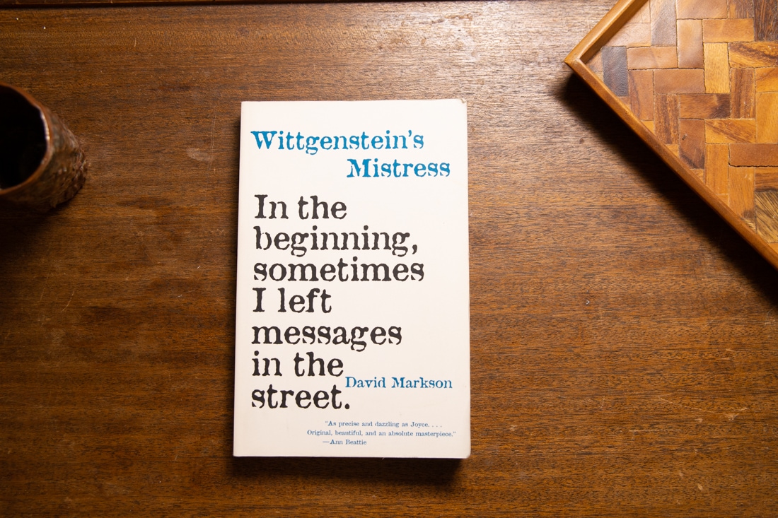 Wittgenstein's Mistress by David Markson